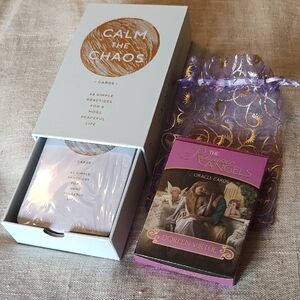 CALM THE CHAOS AND ROMANCE ANGELS CARD SET